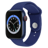 Силіконовий ремінець Braid для Apple Watch 38/40/41 AAA+, Зелений (Синій)