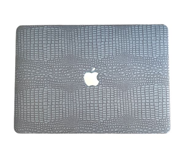 Чохол накладка шкіряна на MacBook Pro 16.2 A2485 | A2780 (блакитний)