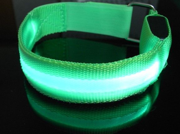 Светодиодная Led лента для поездок | бега ночью BPNK-R03, Желтая (Салатовый)