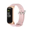 Силіконовий ремінець з захисною рамкою для Samsung Galaxy Fit 2 (рожевий)