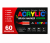 Набір акрилових маркерів GuangNa Acrylic Brush Marker GN.8101 (60 шт.)