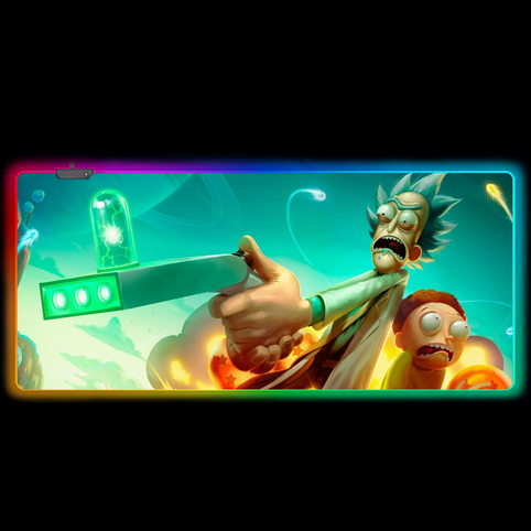 LED килимок для мишки "Rick and morty" 80*30 см (18)