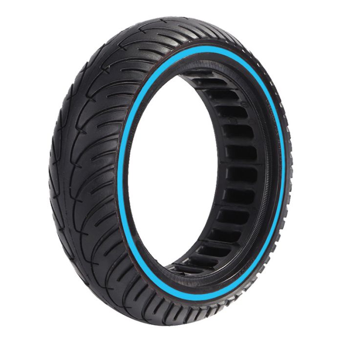 Антипрокольна шина для самокату 8.5 дюймів (8 1/2х2 Xiaomi M365/1S/Pro) NEW GEN (Чорная + Синий)