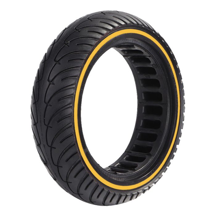 Антипрокольна шина для самокату 8.5 дюймів (8 1/2х2 Xiaomi M365/1S/Pro) NEW GEN (Чорная + Желтый)