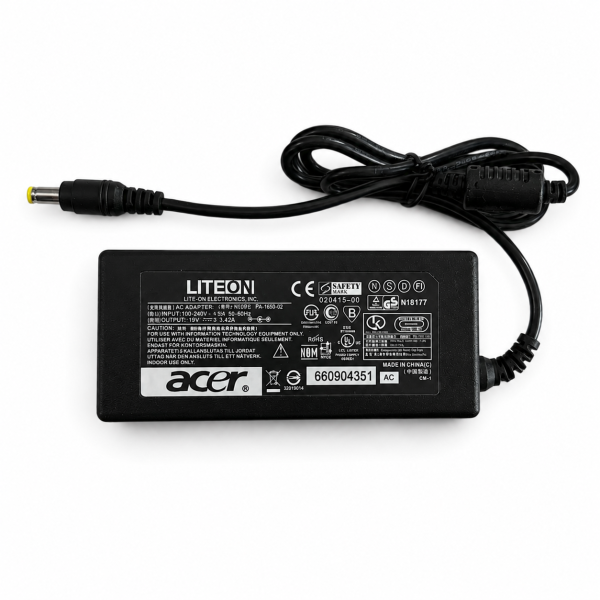 Блок живлення для ноутбука Acer 65W 19V 3.42A 5.5×1.7 мм (блок)