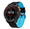 Силіконовий ремінець з карбоновим візерунком 26 мм для Garmin Fenix / Enduro / Tactix (Lihgt Blue)