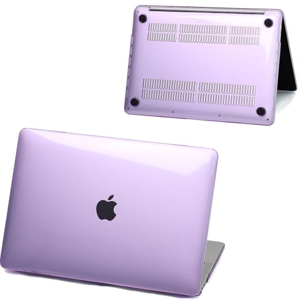 Чохол прозорий на MacBook Pro 16 (A2141) (Фіолетовий)