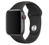 Ремінець силіконовий для Apple Watch 42 / 44 / 45 / 49 AAA+,  (Чорний)