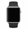 Ремінець силіконовий для Apple Watch 42 / 44 / 45 / 49 AAA+,  (Чорний)