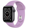 Ремінець силіконовий для Apple Watch 42 / 44 / 45 / 49 AAA+,  (Фиолетовый)