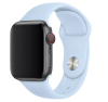 Ремінець силіконовий для Apple Watch 42 / 44 / 45 / 49 AAA+,  (Блактиний)