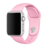 Ремінець силіконовий для Apple Watch 42 / 44 / 45 / 49 AAA+,  (Розовый / Barbie pink)