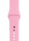 Ремінець силіконовий для Apple Watch 42 / 44 / 45 / 49 AAA+,  (Розовый / Barbie pink)