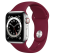 Ремінець силіконовий для Apple Watch 42 / 44 / 45 / 49 AAA+,  (Бордовый)