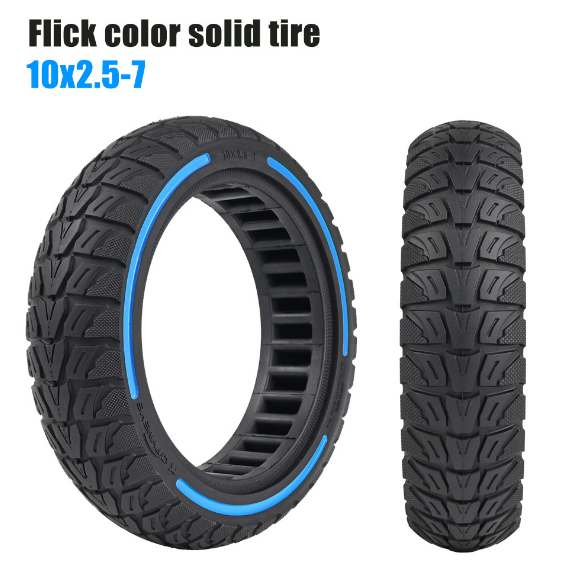 Безкамерна гума на самокат Xiaomi Mi Scooter 4 Pro 10*2.5-7, Black (Синий)