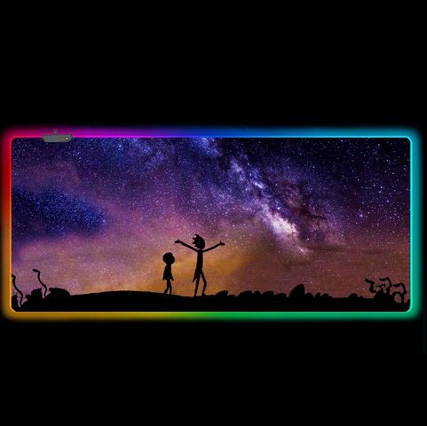 LED килимок для мишки "Rick and morty" 80*30 см (21)