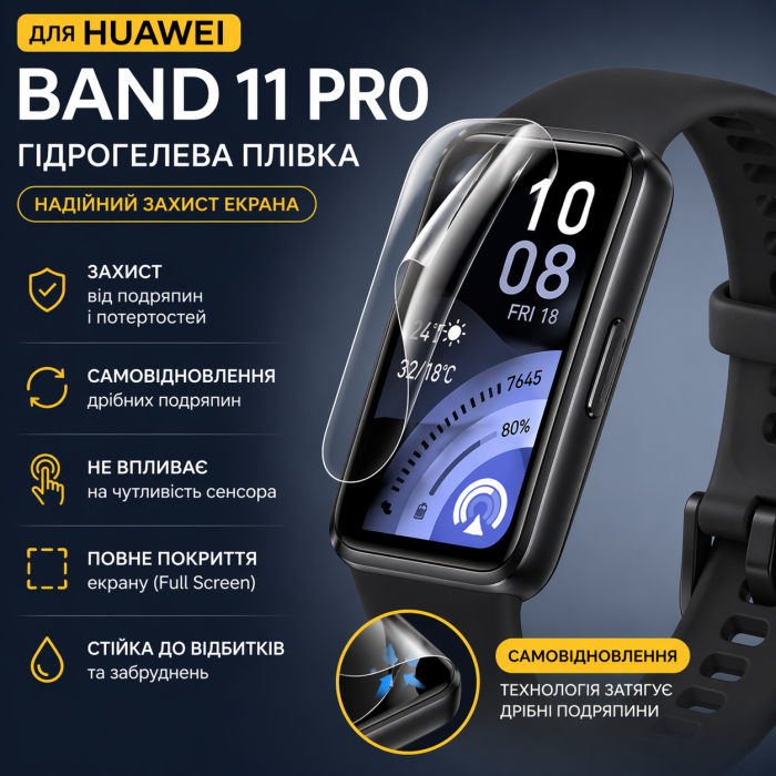 Гідрогелева плівка для Huawei Band 11 Pro