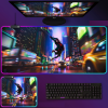 Килимок для мишки з підсвіткою 80*30 см. Night  (3)