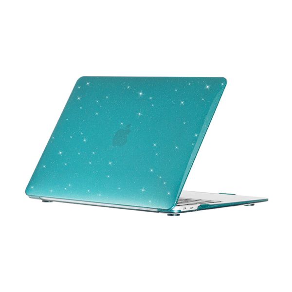 Чохол для MacBook Air 15" A2941 c блискітками (Малахитовый)