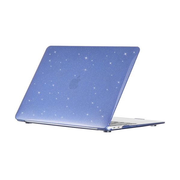Чохол для MacBook Air 15" A2941 c блискітками (Фиолетовый)