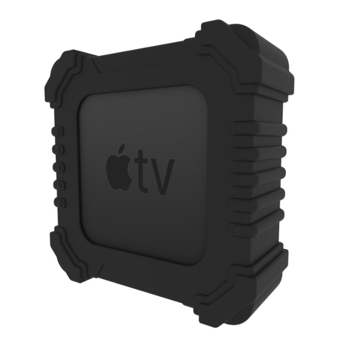 Захисний силіконовий чохол для Apple TV (4K / HD)  (Black)