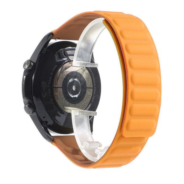 Ремінець силіконовий магнітний MagStrap 22 мм Amazfit GTR | Stratos 3,  (Календула)