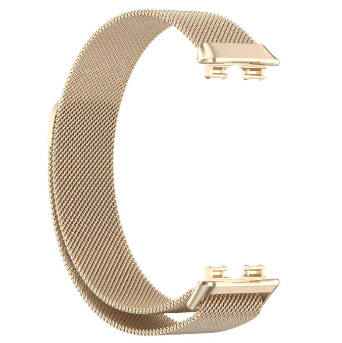 Металевий ремінець Milanese Loop для Huawei Band 8 / 9 (Беж)