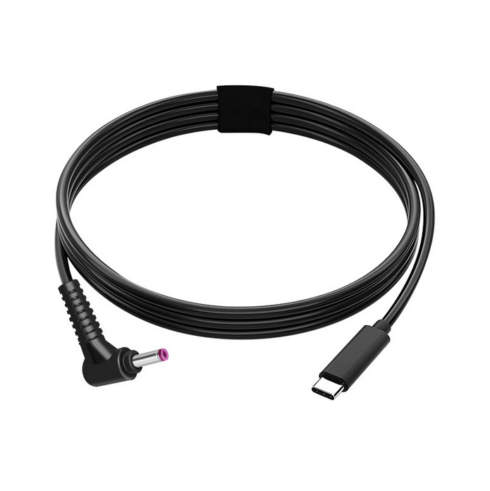 Кабель USB Type-C 65W для зарядки ноутбука HP (розʼєм 4.8×1.7 мм)