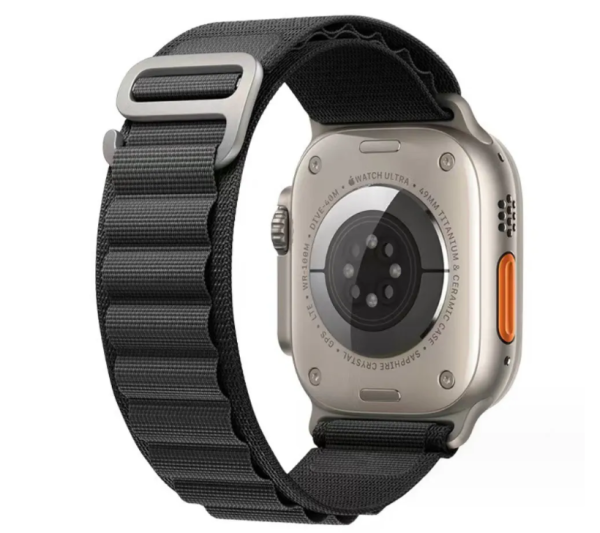 Тканинний ремінець Alpine LOOP Apple Watch 42 / 44 / 45 AAA+,  (Чорний)