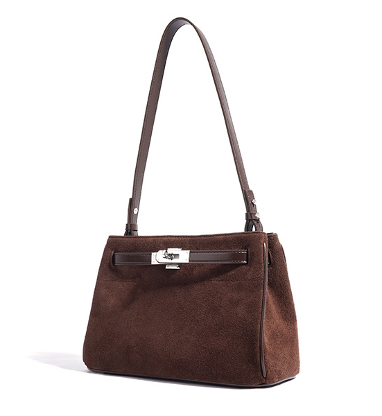 Жіноча сумка Kelly Bag із натуральної шкіри (Brown)