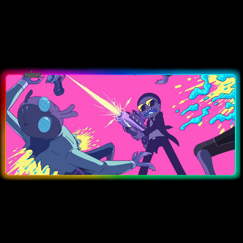 LED килимок для мишки "Rick and morty" 80*30 см (22)