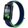 Нейлоновий ремінець для Huawei Band 8 / 9 з липучкою (Blue/Green)