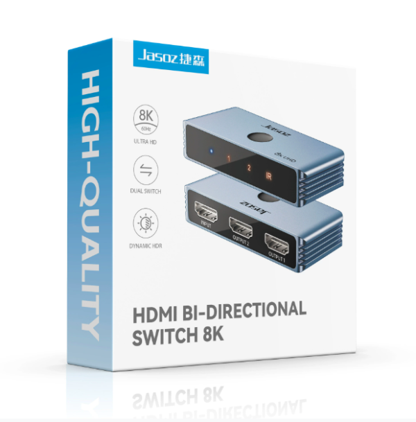 HDMI бінаправлений перемикач Jasoz 8K UHD