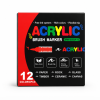 Набір акрилових маркерів GuangNa Acrylic Brush Marker GN.8101 (12 шт.)