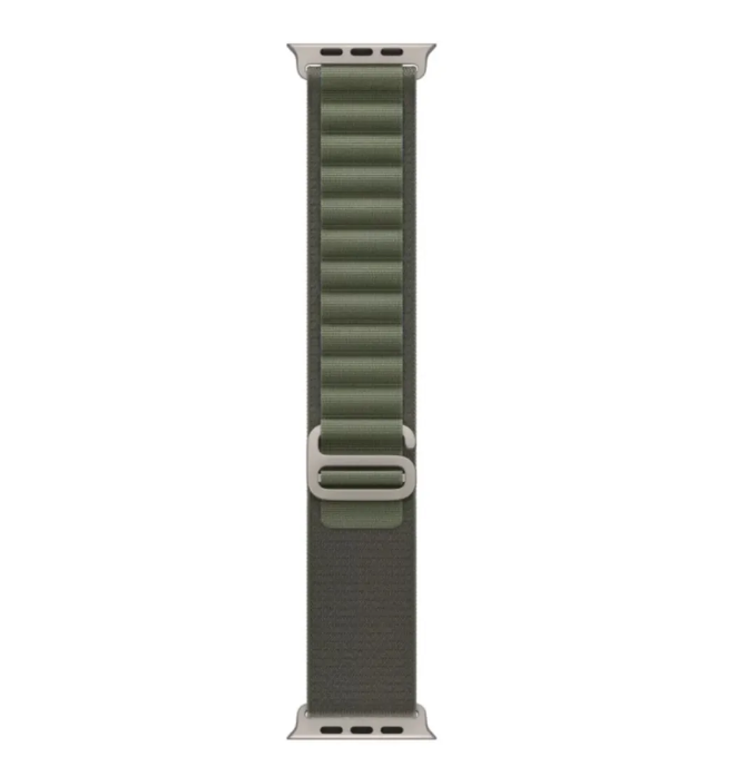 Тканинний ремінець Alpine LOOP Apple Watch 42 / 44 / 45 AAA+,  (Зеленый)