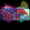 Килимок для мишки LED 80*30 см. Monster  (Print1)