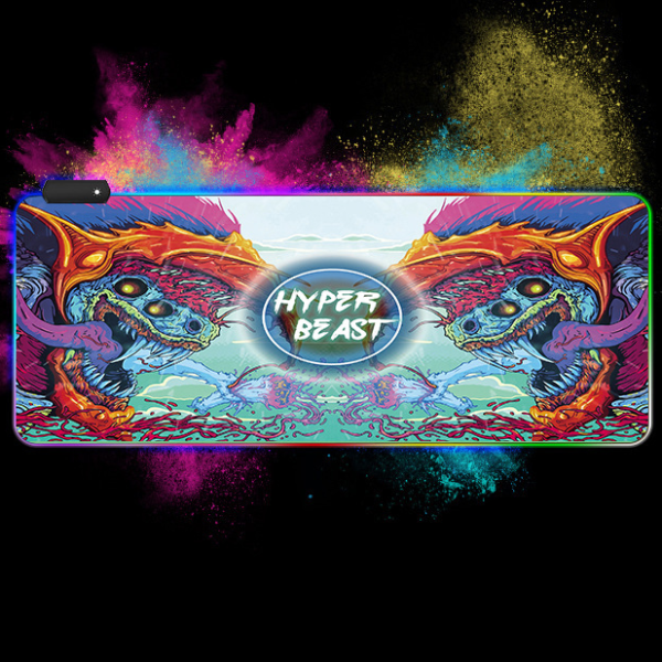 Килимок для мишки LED 80*30 см. Monster  (Print4)