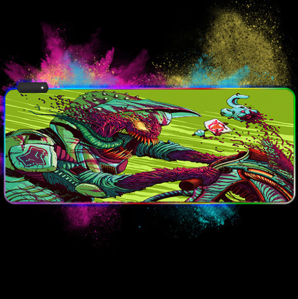 Килимок для мишки LED 80*30 см. Monster  (Print5)