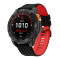 Силіконовий ремінець з карбоновим візерунком 26 мм для Garmin Fenix / Enduro / Tactix (Red)