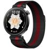 Ремінець міланська петля 22mm  (Black/Red)