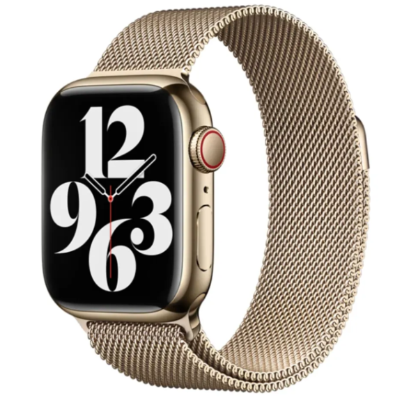 Міланська петля Apple Watch 42 / 44 / 45 / 49 AAA+ , Фіолетовий (Бежевое золото)