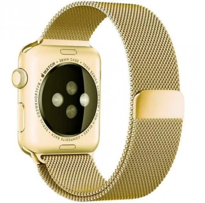 Міланська петля Apple Watch 42 / 44 / 45 / 49 AAA+ , Фіолетовий (Желтое Золото)