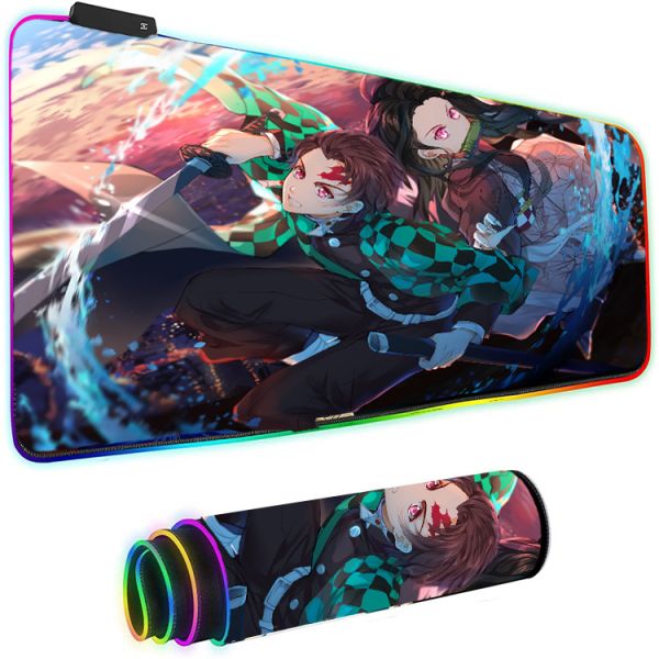 Килимок для мишки LED 80*30 см. Anime (Print1)