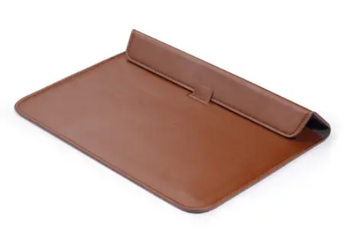 Чохол-конверт-підставка Leather PU 15.4 (Коричневий)