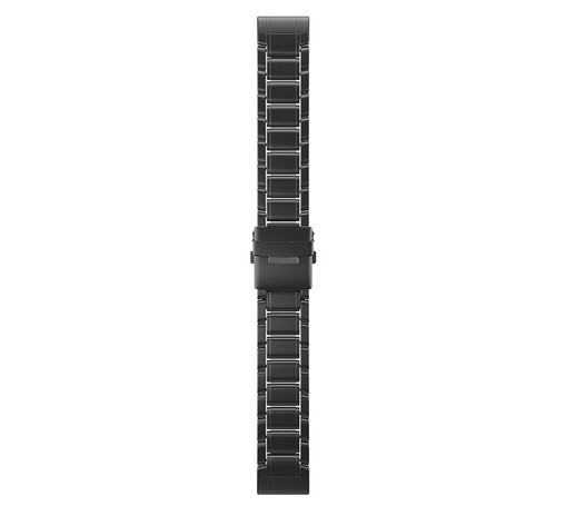 Металевий титановий ремінець 26 мм для Garmin MARQ / Fenix / Epix (Чорний)