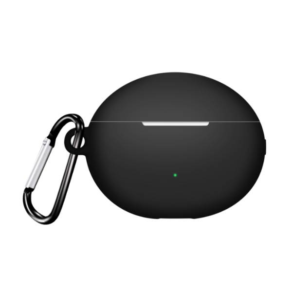 Силіконовий чохол для Huawei FreeBuds 5i з карабіном (Black)