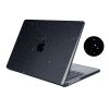 Чохол для MacBook Air 13.6" M2 (Model - A2681) з блискітками (Чорний)