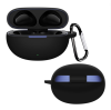 Силіконовий чохол для realme Buds Air 6 Pro (з карабіном) (Black)