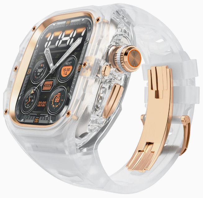 Захисний корпус MOD Quick Release для Apple Watch Ultra 49 мм (Ultra 1 / Ultra 2 / Ultra 3) з ремінц (rose gold)
