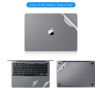 Вінілове покриття наклейка для MacBook (Кришка, Низ, Трекпад, Внутрішня частина), MacBook Pro A1989, (MacBook Air A1932, A2337 Gray)